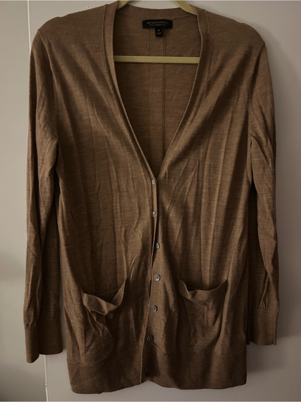 Banana Republic 100% Merino Wool Lightweight  Cardigan